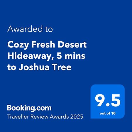 Cozy Fresh Desert Hideaway, 5 Mins To Joshua Tree 二十九棕榈村 外观 照片